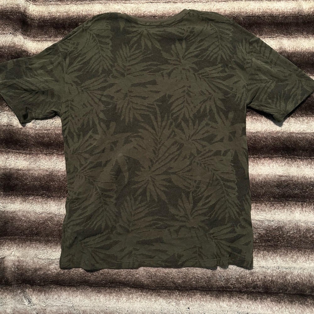 3x$25🛍️ Zara Man short sleeve Green Shirt Thin matetial - Picture 4 of 4